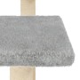 Kratzpfosten für Katzen mit hellgrauen Plattformen 98,5 cm von , Katzenmöbel - Ref: Foro24-172107, Preis: 42,50 €, Rabatt: %