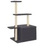 Kratzbaum für Katzen mit dunkelgrauen Sisalstangen 110 cm. von , Katzenmöbel - Ref: Foro24-172105, Preis: 36,75 €, Rabatt: %