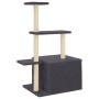 Kratzbaum für Katzen mit dunkelgrauen Sisalstangen 110 cm. von , Katzenmöbel - Ref: Foro24-172105, Preis: 32,31 €, Rabatt: %