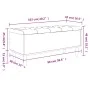 Banco con almacenaje madera ingeniería roble Sonoma 102x42x46cm by , Benches for halls and storage - Ref: Foro24-835084, Pric...