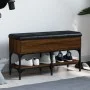 Ingenieurholz Schuhbank in Eichenbraun 82x32x45 cm von , Bänke für Hallen und Lager - Ref: Foro24-835176, Preis: 68,53 €, Rab...
