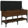 Ingenieurholz Schuhbank in Eichenbraun 82x32x45 cm von , Bänke für Hallen und Lager - Ref: Foro24-835176, Preis: 68,53 €, Rab...