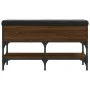 Ingenieurholz Schuhbank in Eichenbraun 82x32x45 cm von , Bänke für Hallen und Lager - Ref: Foro24-835176, Preis: 68,53 €, Rab...