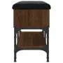 Ingenieurholz Schuhbank in Eichenbraun 82x32x45 cm von , Bänke für Hallen und Lager - Ref: Foro24-835176, Preis: 68,53 €, Rab...