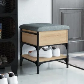 Ingenieurholz Schuhbank Eiche Sonoma 42x42x45 cm von , Bänke für Hallen und Lager - Ref: Foro24-835183, Preis: 62,01 €, Rabat...