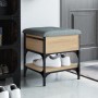 Ingenieurholz Schuhbank Eiche Sonoma 42x42x45 cm von , Bänke für Hallen und Lager - Ref: Foro24-835183, Preis: 62,98 €, Rabat...