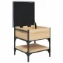 Banco zapatero madera de ingeniería roble Sonoma 42x42x45 cm by , Benches for halls and storage - Ref: Foro24-835183, Price: ...