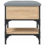 Ingenieurholz Schuhbank Eiche Sonoma 42x42x45 cm von , Bänke für Hallen und Lager - Ref: Foro24-835183, Preis: 62,98 €, Rabat...