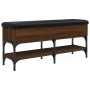Ingenieurholz Schuhbank in Eichenbraun 102x32x45 cm von , Bänke für Hallen und Lager - Ref: Foro24-835181, Preis: 79,12 €, Ra...