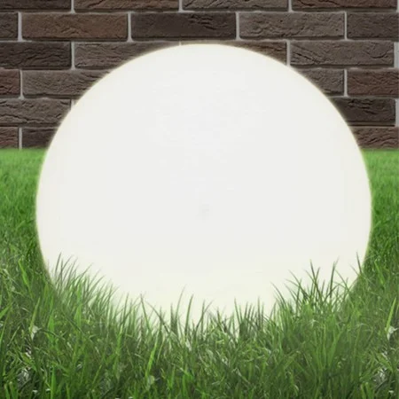 Lámpara de bola LED esférica 50 cm PMMA de vidaXL, Iluminación de exterior - Ref: Foro24-50658, Precio: 117,50 €, Descuento: %
