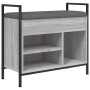 Ingenieurholz Schuhbank in Sonoma-Grau 65,5x32x57,5 cm von , Bänke für Hallen und Lager - Ref: Foro24-835205, Preis: 67,45 €,...
