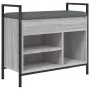 Ingenieurholz Schuhbank in Sonoma-Grau 65,5x32x57,5 cm von , Bänke für Hallen und Lager - Ref: Foro24-835205, Preis: 66,51 €,...