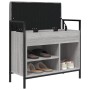 Ingenieurholz Schuhbank in Sonoma-Grau 65,5x32x57,5 cm von , Bänke für Hallen und Lager - Ref: Foro24-835205, Preis: 67,45 €,...