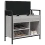 Ingenieurholz Schuhbank in Sonoma-Grau 65,5x32x57,5 cm von , Bänke für Hallen und Lager - Ref: Foro24-835205, Preis: 66,51 €,...