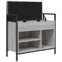 Ingenieurholz Schuhbank in Sonoma-Grau 65,5x32x57,5 cm von , Bänke für Hallen und Lager - Ref: Foro24-835205, Preis: 67,45 €,...