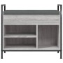 Ingenieurholz Schuhbank in Sonoma-Grau 65,5x32x57,5 cm von , Bänke für Hallen und Lager - Ref: Foro24-835205, Preis: 67,45 €,...