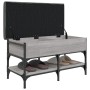 Bank Schuhmacher aus grauem Sonoma-Ingenieurholz 82x42x45 cm. von , Bänke für Hallen und Lager - Ref: Foro24-835195, Preis: 7...