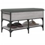 Bank Schuhmacher aus grauem Sonoma-Ingenieurholz 82x42x45 cm. von , Bänke für Hallen und Lager - Ref: Foro24-835195, Preis: 7...