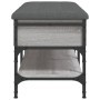 Bank Schuhmacher aus grauem Sonoma-Ingenieurholz 82x42x45 cm. von , Bänke für Hallen und Lager - Ref: Foro24-835195, Preis: 7...