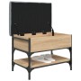 Ingenieurholz-Schuhbank in Sonoma-Eiche 62x42x45 cm. von , Bänke für Hallen und Lager - Ref: Foro24-835188, Preis: 67,72 €, R...