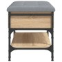Ingenieurholz-Schuhbank in Sonoma-Eiche 62x42x45 cm. von , Bänke für Hallen und Lager - Ref: Foro24-835188, Preis: 67,72 €, R...