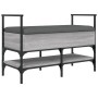 Banco zapatero madera de ingeniería gris Sonoma 85,5x42x57,5 cm by , Benches for halls and storage - Ref: Foro24-835232, Pric...