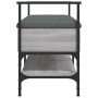 Banco zapatero madera de ingeniería gris Sonoma 85,5x42x57,5 cm by , Benches for halls and storage - Ref: Foro24-835232, Pric...