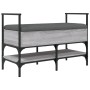 Banco zapatero madera de ingeniería gris Sonoma 85,5x42x57,5 cm by , Benches for halls and storage - Ref: Foro24-835232, Pric...