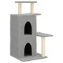 Rascador para gatos con postes de sisal gris claro 97 cm by , Cat furniture - Ref: Foro24-172113, Price: 36,77 €, Discount: %