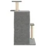 Rascador para gatos con postes de sisal gris claro 97 cm by , Cat furniture - Ref: Foro24-172113, Price: 36,77 €, Discount: %