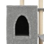 Rascador para gatos con postes de sisal gris claro 97 cm de , Mobiliario para gatos - Ref: Foro24-172113, Precio: 34,90 €, De...
