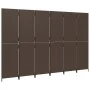 Biombo de 6 paneles ratán sintético marrón by , Room dividers - Ref: Foro24-365353, Price: 250,42 €, Discount: %