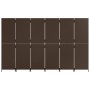 Biombo de 6 paneles ratán sintético marrón by , Room dividers - Ref: Foro24-365353, Price: 229,85 €, Discount: %