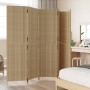 Biombo de 5 paneles ratán sintético beige de , Divisores de ambientes - Ref: Foro24-365351, Precio: 230,44 €, Descuento: %