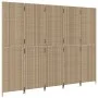 Fünfteiliger Paravent aus synthetischem Rattan in Beige. von , Raumteiler - Ref: Foro24-365351, Preis: 255,83 €, Rabatt: %