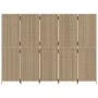 Fünfteiliger Paravent aus synthetischem Rattan in Beige. von , Raumteiler - Ref: Foro24-365351, Preis: 255,83 €, Rabatt: %