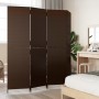 Biombo de 4 paneles ratán sintético marrón de , Divisores de ambientes - Ref: Foro24-365345, Precio: 169,92 €, Descuento: %