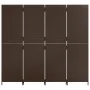 Biombo de 4 paneles ratán sintético marrón by , Room dividers - Ref: Foro24-365345, Price: 186,41 €, Discount: %