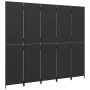 Biombo de 5 paneles ratán sintético negro de , Divisores de ambientes - Ref: Foro24-365364, Precio: 194,65 €, Descuento: %