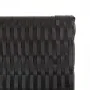 Biombo de 5 paneles ratán sintético negro de , Divisores de ambientes - Ref: Foro24-365364, Precio: 194,65 €, Descuento: %