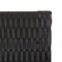 Biombo de 5 paneles ratán sintético negro by , Room dividers - Ref: Foro24-365364, Price: 198,15 €, Discount: %