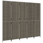Fünfteiliger Paravent aus grauem synthetischem Rattan. von , Raumteiler - Ref: Foro24-365366, Preis: 205,55 €, Rabatt: %