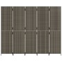 Fünfteiliger Paravent aus grauem synthetischem Rattan. von , Raumteiler - Ref: Foro24-365366, Preis: 205,55 €, Rabatt: %