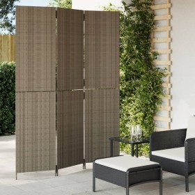 Dreiteiliger Paravent aus grauem synthetischem Rattan. von , Raumteiler - Ref: Foro24-365358, Preis: 181,73 €, Rabatt: %