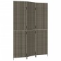 Biombo de 3 paneles ratán sintético gris by , Room dividers - Ref: Foro24-365358, Price: 181,73 €, Discount: %