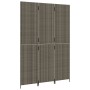 Biombo de 3 paneles ratán sintético gris by , Room dividers - Ref: Foro24-365358, Price: 181,73 €, Discount: %
