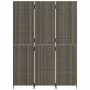 Biombo de 3 paneles ratán sintético gris by , Room dividers - Ref: Foro24-365358, Price: 175,97 €, Discount: %