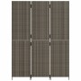 Biombo de 3 paneles ratán sintético gris by , Room dividers - Ref: Foro24-365358, Price: 181,73 €, Discount: %
