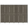 Biombo de 6 paneles ratán sintético gris by , Room dividers - Ref: Foro24-365370, Price: 257,46 €, Discount: %