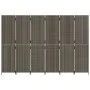 Sechsteiliger Paravent aus grauem synthetischem Rattan. von , Raumteiler - Ref: Foro24-365370, Preis: 252,60 €, Rabatt: %